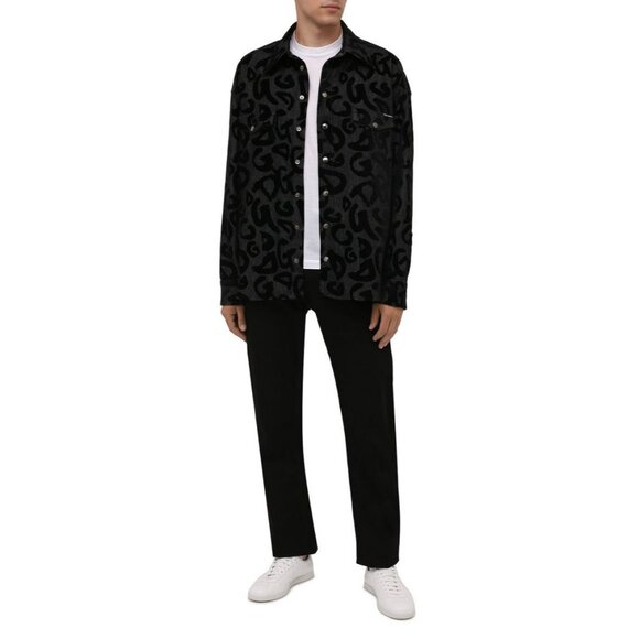 Authentic Dolce & Gabbana Top Chemise Button Up Dress Shirt Jacket Denim Men's - Picture 8 of 12